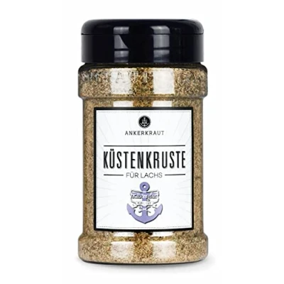 Abbildung von Ankerkraut Küstenkruste, für Lachs, mit Knoblauch und Dill, Braun, 310 g im Streuer
