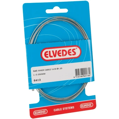 Abbildung von Innen Gaszug Universelle Elvedes 2250mm 7,7 Draht V nippel (blister)