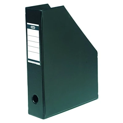 Abbildung von ELBA Stehsammler MyColour, 5 Stück, DIN A4, PVC, 7 cm breit, schwarz