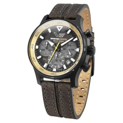Abbildung von Vostok Europe VR42 592C763 Herrenuhr Expedition South Pole Chronograph Braun/Schwarz