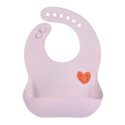 Abbildung von LÄSSIG Baby Silikon Lätzchen Kleinkinder mit Auffangschale spülmaschinengeeignet/Happy Rascals Heart