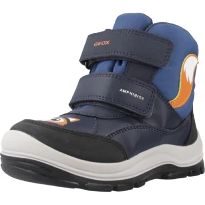 Abbildung von Geox Flanfil BOY ABX Snowboot/Winterstiefel für Kinder, Größe: 23, Navy/dark avio Schuhe