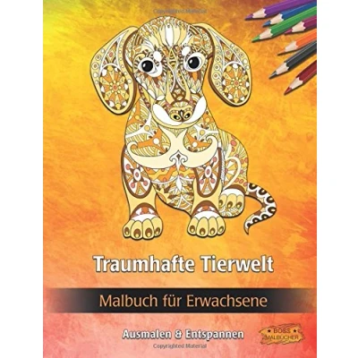 Abbildung von Traumhafte Tierwelt: Malbuch für Erwachsene (Bilder von Tieren zum Ausmalen &amp; Entspannen)