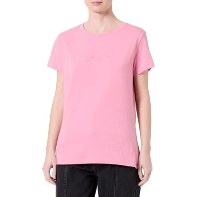 Abbildung von BOSS Esogo Crystal Tshirt print, Damen, Größe: Medium, Open purple