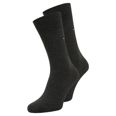 Abbildung von Tommy Hilfiger Classic 2P Socken, Herren, Größe: 39 42, Middle grey melange