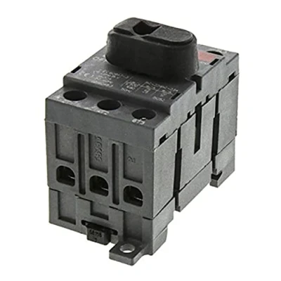 Abbildung von ABB OT25F3, 3P, Verkabelt, Schwarz, IEC 60947 3 / UL 508 CSA C22.2 No. 14, 600 V, 35 mm