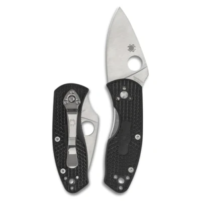 Abbildung von Spyderco Unisex Erwachsene Ambitious Lightweight Ehrgeiziges Leichtgewicht, Mehrfarbig/Meereswellen (Ocean Tides), PlainEdge