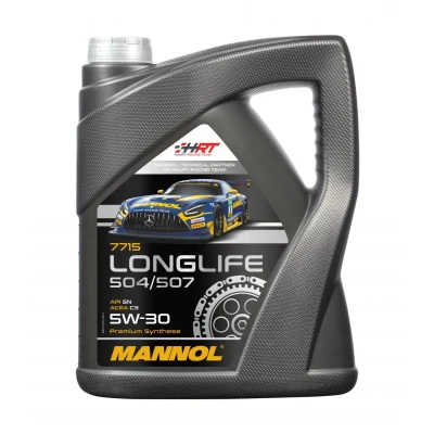 Abbildung von Mannol Longlife 504/507 5W 30 5l Motoröl MN7715 5 VOLKSWAGEN: Golf 6, Passat B5 Limousine, 4 Variant, BMW: Z3 Roadster, Z4 7 kfzteile,