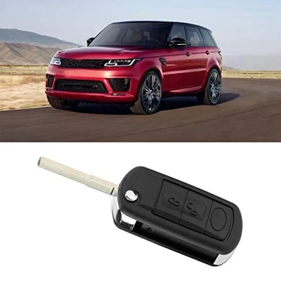 Abbildung von Broco 3 Knopf Auto Fern Folding Flip Key Fob Fall Blatt Abdeckung Shell Fit for Land Rover Discovery
