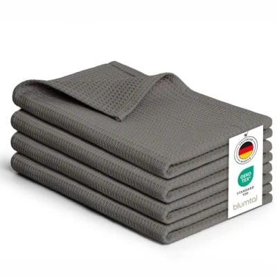 Abbildung von Blumtal Geschirrtuch Set 50x70 oder 30x30 cm, 100% Baumwolle, (6 tlg), Saugfähig, schnell trocknend, waschbar, Baumwolle