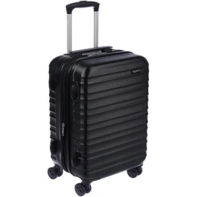 Abbildung von Amazon Basics Hartschalen Koffer 55 cm Handgepäckkoffer, Schwarz