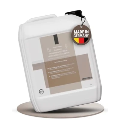 Abbildung von PI® Rohrdesinfektion &amp; Geruchsneutralisator Planet Strong Aktivchlor Geruchsentferner Beseitigung von Ablagerungen und Gerüchen Einfach in der Anwendung Made Germany (5 l (1er Pack))