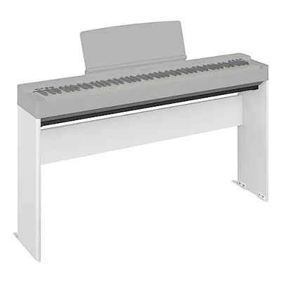Abbildung von Yamaha L 200 Digital Piano Ständer in Weiß Robuster, langlebiger aus Holz elegantem Design Passend für das P 225 von