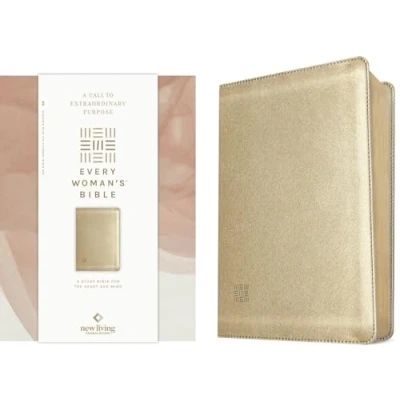 Abbildung von Holy Bible: New Living Translation, Soft Gold, Leatherlike, Every Woman&#039;s Bible, Filament enabled Edition