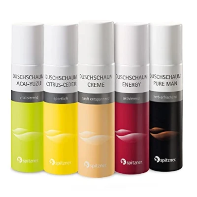 Abbildung von Spitzner Entdecker Duschschaum Set (5 x 50 ml) dermatologisch getestete und vegane Duschschäume Lebensfreude, Frischekick, Cremegefühl, Energieboost, Traummann
