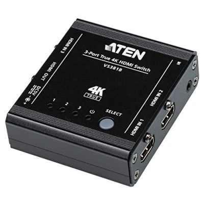Abbildung von ATEN VS381B HDMI Switch mit 3 Ports True 4K