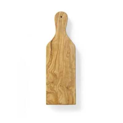 Abbildung von HENDI Servierbrett, aus Olivenholz, Schneidebrett, Holzbrett, Frühstücksbrett, Steakbrett, Küchenbrett, Tapasbrett, ca. 350x120x(H)18mm