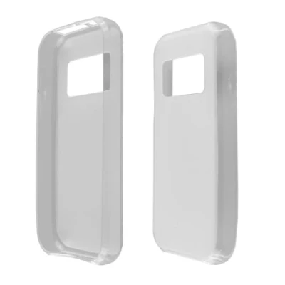 Abbildung von caseroxx Schutz Hülle TPU kompatibel mit Nokia 800 Tough, Gummi Handy Tasche transparent