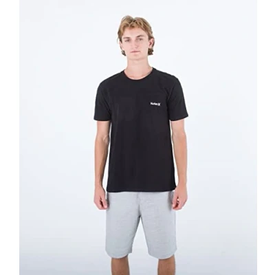 Abbildung von Hurley Herren OAO Pocket Tee T Shirt, schwarz, S