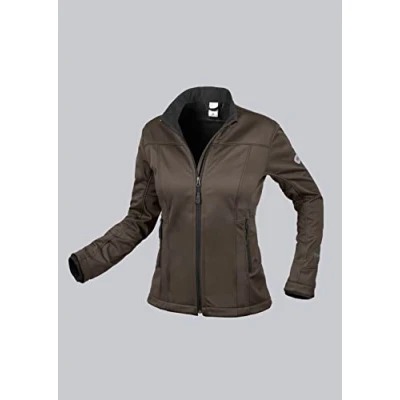 Abbildung von BP 1695 571 400 XL Damen Softshell Jacke, Stehkragen, Frontreißverschluss, 255,00 g/m² 100% Polyester, Falke,