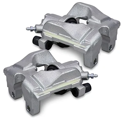 Abbildung von BESTPRICE 2x Bremssattel vorne links und rechts Bremszange mit 1 Kolben, Kompatibel BMW 1er (E81) (E87) (E88) (E82), 3er (E90) (E93) (E92) (E91)