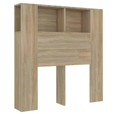 Abbildung von vidaXL Kopfteil mit Ablagen Sonoma Eiche 100x18,5x104,5 cm, (1 St)