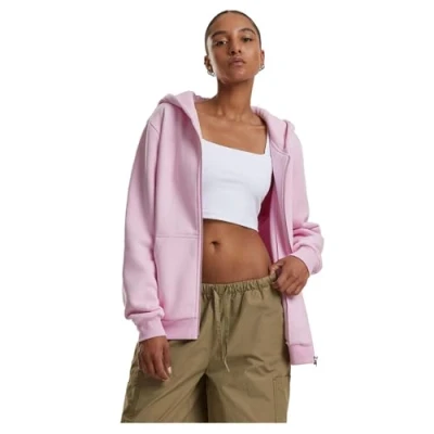 Abbildung von Urban Classics Sweatjacke, Damen, Größe: XS, Softpink