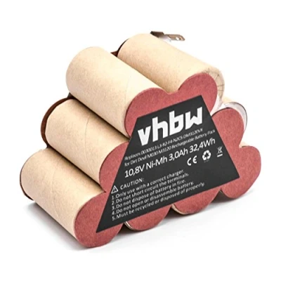 Abbildung von vhbw Akku kompatibel mit Dirt Devil M3120, M030 Staubsauger (2000 mAh, 10,8 V, NiMH)