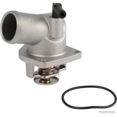 Abbildung von HERTH+BUSS JAKOPARTS J1530925 Kühlwasserthermostat 92 mit Dichtung Gehäuse OPEL: Zafira B, Meriva A, CHEVROLET: Nubira Kombi