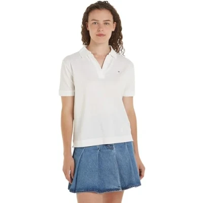 Abbildung von Tommy Hilfiger RLX OPEN Placket SS Poloshirt weiss, Damen, Größe: XXL, Weiss