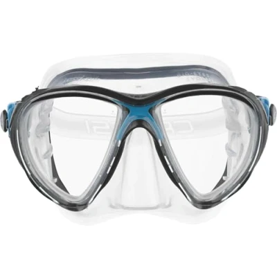 Abbildung von Cressi Erwachsene Tauchmasken Big Eyes Evolution Mirrored Lens, Schwarz/HD Verspiegelten Gläsern, Eine Größe