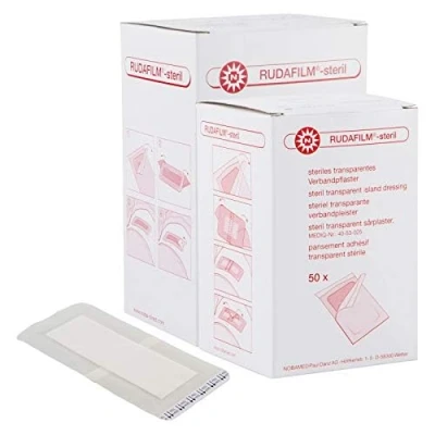 Abbildung von Nobamed Rudafilm steril Verbandpflaster transparent 50 Stück (25 cm x 10 cm)