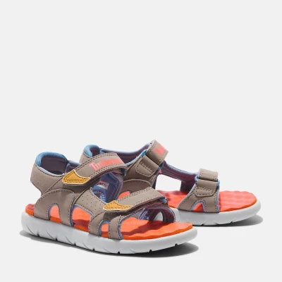 Abbildung von Timberland Perkins ROW 2 Strap Trekkingsandale für Kinder, Größe: 31, Brindle Schuhe