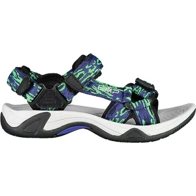 Abbildung von CMP Kinder Hamal Hiking Sandal, B.Blue Verde Fluo, 41