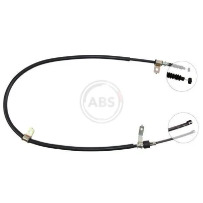 Abbildung von A.B.S. K10457 Handbremsseil 1440 Trommelbremse für Links /Rechtslenker DAIHATSU: Feroza Hard Top