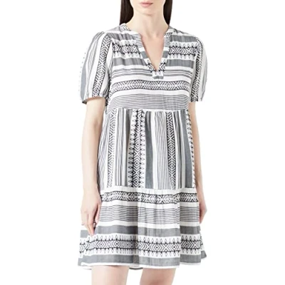Abbildung von ONLY Vausschnitt Freizeitkleid black, Damen, Größe: Small, Black