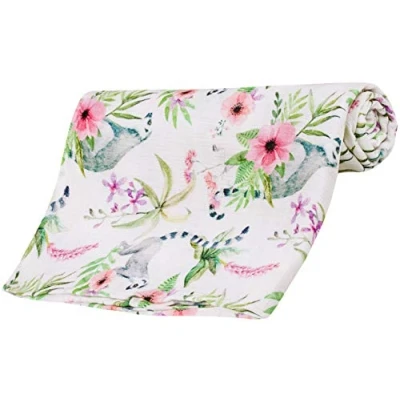 Abbildung von Bocioland Bambus Windel 75x75 cm Lemuren