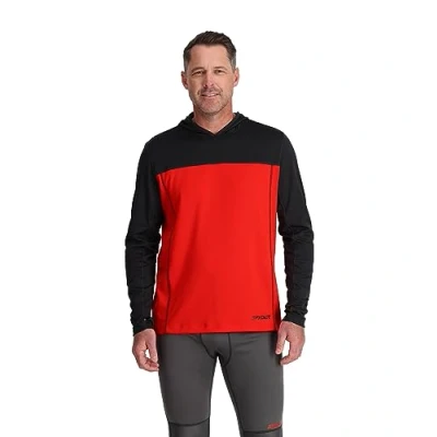 Abbildung von Spyder Charger Kapuzenpullover, Herren, Größe: Large, Volcano