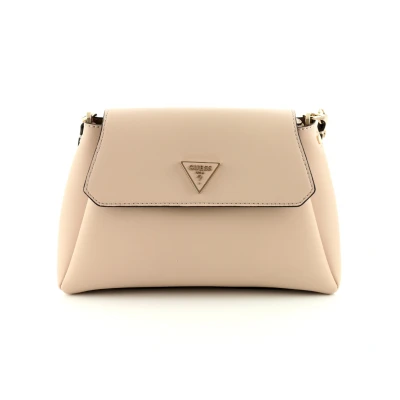 Abbildung von Guess SORA Gfriend FLAP Shoulder BAG Handtasche, Damen, Größe: One Size, Stone