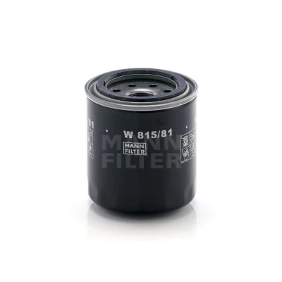 Abbildung von MANN FILTER W 815/81 Ölfilter M 22 X 1.5 mit einem Rücklaufsperrventil Anschraubfilter HONDA: CIVIC 3 Hatchback, CRX 1, 2 Schragheck