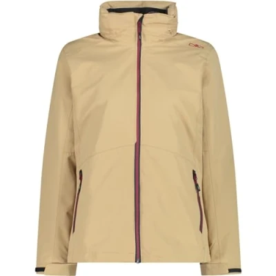 Abbildung von CMP Abnehmbare Kapuze mit Reißverschluss Inn.Jacket Damenjacke, Sesam, XXXL