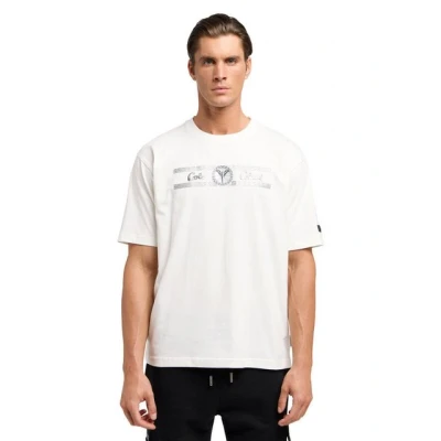 Abbildung von Carlo Colucci Tshirt print, Herren, Größe: Large, Off white