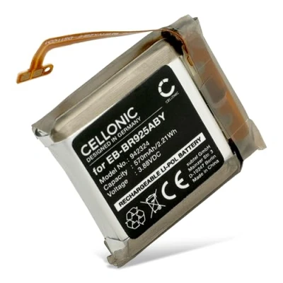 Abbildung von CELLONIC® Smartwatch Ersatz Akku EB BR925ABY Ersatzakku für Samsung Galaxy Watch 5 Pro (SM R920, SM R925) 570mAh Batterie Fitnesstracker