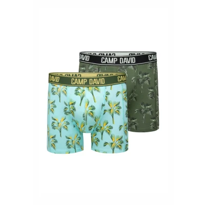 Abbildung von Camp David 2 PACK Panties Khaki aqua, Herren, Größe: Large, aqua