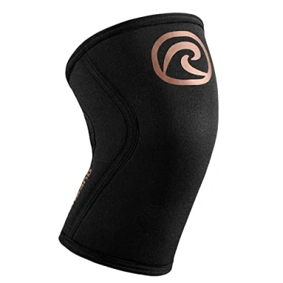 Abbildung von Rehband Kniebandage Kraftsport, Kniestütze für Cross Fit &amp; schweres Training, Knee Sleeve aus 5 mm Neopren, in vielen Farben Größen, Unisex