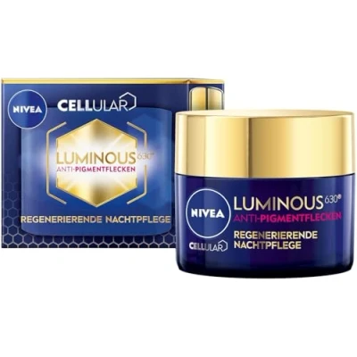 Abbildung von Nivea Cellular Luminous 630 ANTI Pigment Spots Regenerating Night CARE Nachtpflege, Größe: 50 ml,