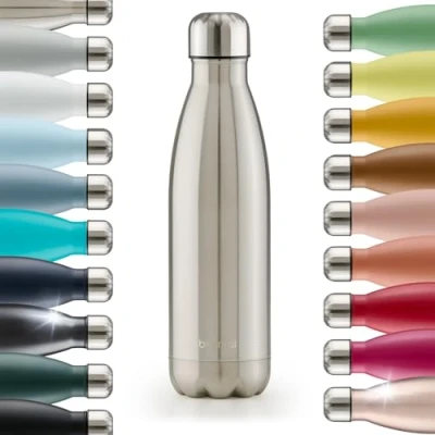 Abbildung von Blumtal Isolierflasche Thermoflasche Charles auslaufsiche Isolierflasche, BPA frei, stundenlange Isolation von Warm und Kaltgetränken