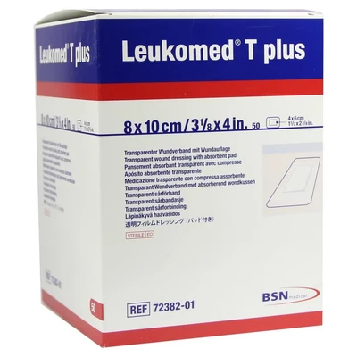 Abbildung von Leukomed transparent plus sterile Pflaster 8x10 cm