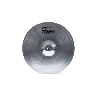 Abbildung von Fame Reflex Splash 12&quot;, Robustes Einsteiger Schlagzeugbecken, Messing, Obertonreicher und Durchsetzungsfähiger Klang, Vielschichtiges Frequenzspektrum, Silver Brilliant Finish