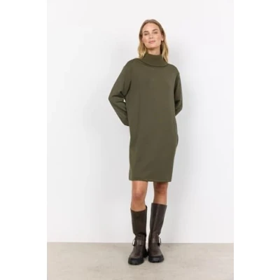 Abbildung von Soyaconcept Scbanu Freizeitkleid, Damen, Größe: Large, Dark olive